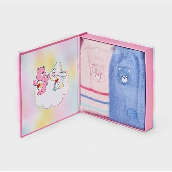 NWT Care Bears Fuzzy Socks Box Set - Picture 3 of 3